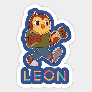 Entrusion Owl Leon Sticker